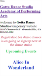 Mobile Screenshot of gottadancestudio.weebly.com