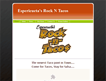 Tablet Screenshot of espericuetasrockntacos.weebly.com
