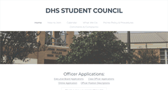 Desktop Screenshot of dhsstuco.weebly.com