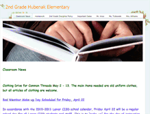 Tablet Screenshot of hubenak2.weebly.com