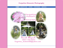 Tablet Screenshot of forgottenmomentsphotography.weebly.com