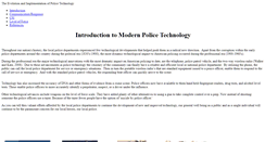 Desktop Screenshot of policetechnology.weebly.com