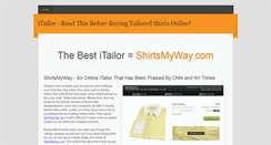 Desktop Screenshot of itailor.weebly.com