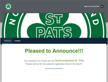 Tablet Screenshot of northumberlandstarssummerhockey.weebly.com