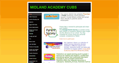 Desktop Screenshot of midlandacademycubs.weebly.com