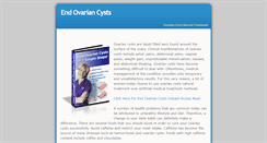 Desktop Screenshot of ovarian-cysts-natural-treatment.weebly.com