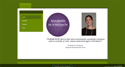 Desktop Screenshot of annabelledelabertauchenutrition.weebly.com
