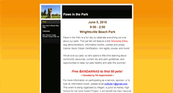 Desktop Screenshot of pawsinthepark.weebly.com