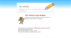 Desktop Screenshot of cnunley.weebly.com