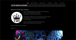 Desktop Screenshot of elitegearclothing.weebly.com