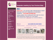 Tablet Screenshot of keepsakejewellery.weebly.com