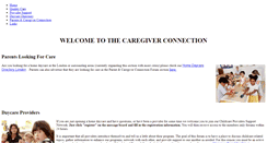 Desktop Screenshot of caregiverconnection.weebly.com