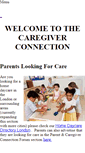 Mobile Screenshot of caregiverconnection.weebly.com