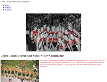 Tablet Screenshot of coffeecountycheerleading.weebly.com