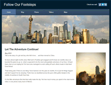 Tablet Screenshot of followourfootsteps.weebly.com