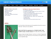 Tablet Screenshot of libertyshighlanddancers.weebly.com
