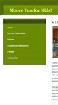 Mobile Screenshot of mooredaycare.weebly.com