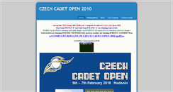 Desktop Screenshot of cadetopen2010.weebly.com