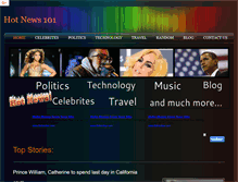 Tablet Screenshot of hotnews101.weebly.com