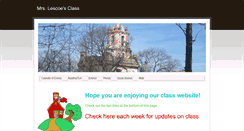 Desktop Screenshot of mrslescoe.weebly.com