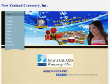 Tablet Screenshot of newzealandcreamery.weebly.com