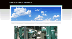 Desktop Screenshot of chillerhvac.weebly.com