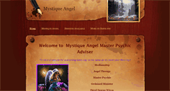 Desktop Screenshot of mystiqueangelmasterpsychicadvise.weebly.com