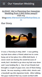 Mobile Screenshot of ourhawaiianwedding.weebly.com