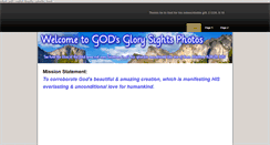 Desktop Screenshot of glorysightphotos.weebly.com
