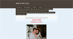 Desktop Screenshot of jaimeandmatt.weebly.com