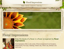 Tablet Screenshot of floralimpressions.weebly.com