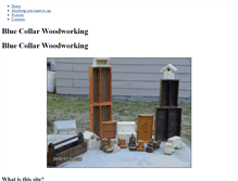 Tablet Screenshot of bluecollarwoodworking.weebly.com