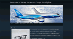 Desktop Screenshot of innovation-airplane.weebly.com