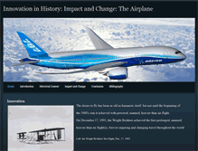 Tablet Screenshot of innovation-airplane.weebly.com