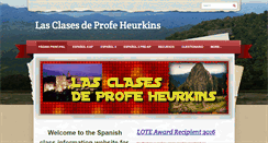 Desktop Screenshot of profeheurkins.weebly.com