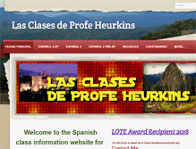 Tablet Screenshot of profeheurkins.weebly.com