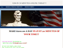 Tablet Screenshot of 200in20minutesonline.weebly.com
