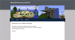Desktop Screenshot of hacky93servers.weebly.com
