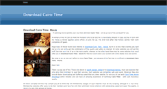 Desktop Screenshot of downloadcairotime.weebly.com