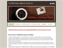 Tablet Screenshot of caffettiamoespresso.weebly.com