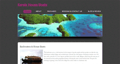 Desktop Screenshot of houseboattour.weebly.com