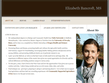 Tablet Screenshot of elizabethbancroft.weebly.com