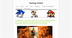 Desktop Screenshot of gamingcentraluk.weebly.com