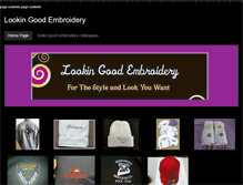 Tablet Screenshot of lookingoodembroidery.weebly.com