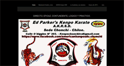 Desktop Screenshot of kenpokarate-chonchi.weebly.com