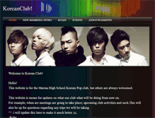 Tablet Screenshot of koreanclub.weebly.com