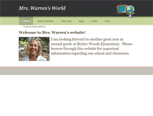 Tablet Screenshot of debbiwarren.weebly.com