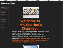 Tablet Screenshot of mrgearing.weebly.com