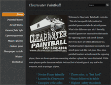 Tablet Screenshot of clearwaterpaintball.weebly.com