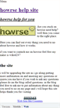 Mobile Screenshot of howrsehelp.weebly.com